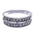 Marcasite band ring, 'Shared Journey' - Marcasite and Sterling Silver Band Ring (image 2d) thumbail