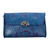 Leather clutch or shoulder bag, 'Blue Mandala' - Versatile Blue Leather Shoulder Bag or Clutch