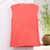 Sleeveless cotton blouse, 'Fresh Air in Coral' - Cotton Sleeveless Blouse from Thailand (image 2b) thumbail