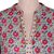 Vestido camisero de algodón - Vestido Recto Con Estampado Floral Serigrafiado