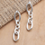 Sterling silver dangle earrings, 'Modern Chain' - Sterling Silver Chain Link Dangle Earrings