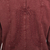 Cotton blouse, 'Lily of the Incas in Burgundy' - Embellished All-Cotton Blouse from Peru (image 2h) thumbail