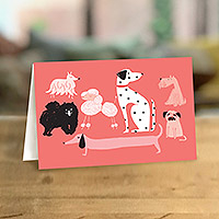UNICEF everyday cards, 'Canine Considerations' (set of 12) - UNICEF Sustainable All Occasion Everyday Cards (Set of 12)