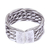 Sterling silver band ring, 'Fabled' - Sterling Silver Woven Band Ring from Thailand