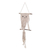Cotton macrame wall hanging, 'Owl Charm' - Handmade Cotton and Bamboo Owl Wall Hanging from Indonesia