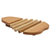 Cedar wood trivet, 'Fresh Pear' - Cedar Wood Trivet Pear Shape from Guatemala (image 2c) thumbail