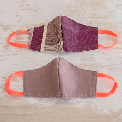 Cotton face masks, Resilience (pair)