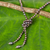 Wickelhalskette aus Zuchtperlen, „Grey Iridescent Versatility“ – handgeknüpfte lange Wickelhalskette aus grauen Perlen
