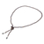 Wickelhalskette aus Zuchtperlen, „Grey Iridescent Versatility“ – handgeknüpfte lange Wickelhalskette aus grauen Perlen