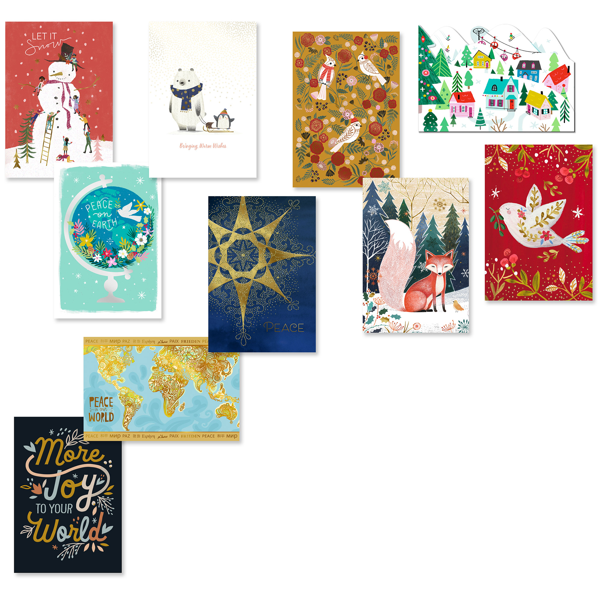 UNICEF Market UNICEF Holiday Greeting Card Assortment (Set of 20