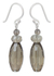 Smoky quartz dangle earrings, 'Evening Mystique' - Handcrafted Smoky Quartz Earrings (image 2a) thumbail