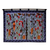 Wool tapestry, 'Blue Tropical Forest' - Blue Handwoven Tapestry with Birds (4x5) (image 2a) thumbail
