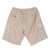 Linen-blend cargo shorts, 'Spring Cool in Sand' - Linen-Blend Cargo Shorts with Drawstring