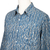 Men's block-printed cotton shirt, 'Traditional Elegance' - Men's Long-Sleeve Block-Printed Shirt from India