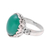 Onyx cocktail ring, 'Glamorous Beauty in Green' - Oval Onyx Cocktail Ring in Green from India