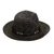 Unisex natural fiber fedora, 'San Jorge Style' - Handwoven Unisex Hat