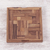 Wood puzzle, 'Geometry Game' - Handcrafted Square Wood Geometric Puzzle from Thailand (image 2d) thumbail