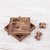 Wood puzzle, 'Geometry Game' - Handcrafted Square Wood Geometric Puzzle from Thailand (image 2e) thumbail