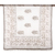 Schal aus Viskose mit Blockdruck - Schal aus Viskose mit Blockdruck, Blatt- und Blumenmotiv