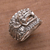 Men's sterling silver band ring, 'Barong Hero' - Men's sterling silver band ring (image 2d) thumbail
