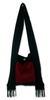 Cotton sling bag, 'Crimson Lotus' - Cotton Sling Handbag from Thailand