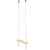 Cotton macrame and wood swing, 'Costa Rica Breeze' - Cotton Macrame and Pine Swing with Brass Hooks