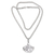 Collar de plata de ley, 'Seta de ostra' - Collar único de joyería balinesa de plata de ley