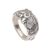 Sterling silver band ring, 'Ayam Jago' - Sterling Silver Rooster Ring from Indonesia