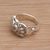 Sterling silver band ring, 'Ayam Jago' - Sterling Silver Rooster Ring from Indonesia