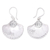 Sterling silver dangle earrings, 'Shimmering Seashells' - Sterling Silver Seashells Dangle Earrings from Bali thumbail