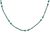Turquoise beaded necklace, 'Blue Islands' - Reconstituted Turquoise Beaded Necklace