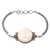Garnet pendant bracelet, 'Moon Meeting' - Handcrafted Pendant Bracelet with Garnets (image 2a) thumbail