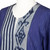 Cotton ikat duster, 'Misty Rain' - Long Blue Cotton Ikat Duster
