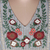 Embroidered cotton babydoll dress, 'Kajili' - Embroidered Cotton Babydoll Dress with Floral Motif
