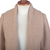 Cotton and baby alpaca blend sweater coat, 'Instant Favorite' - Peruvian Cotton and Baby Alpaca Sweater Coat in Beige