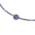 Multi-gemstone beaded pendant necklace, 'Star of Midnight' - Lapis Lazuli Howlite Beaded Pendant Necklace (image 2f) thumbail