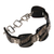 Horn link bracelet, 'Lombok Island' - Water Buffalo Horn and Sterling Silver Link Bracelet