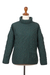 Wool cowl neck sweater, 'Aran Patchwork' - Irish Merino Wool Cowl Neck Sweater (image 2a) thumbail