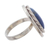 Lapis lazuli cocktail ring, 'Cachet' - Artisan Crafted Lapis Lazuli Ring (image 2b) thumbail