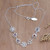 Multi-gemstone pendant necklace, 'Seven Sisters' - Multi-Gemstone Pendant Necklace with Chakra Motif