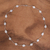 Rhodium plated cultured pearl link necklace, 'Shining World' - Rhodium Plated Cultured Pearl Link Necklace from Thailand (image 2b) thumbail