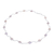Rhodium plated cultured pearl link necklace, 'Shining World' - Rhodium Plated Cultured Pearl Link Necklace from Thailand (image 2e) thumbail