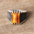 Men's tiger's eye ring, 'Bold Strength' - Men's Tiger's Eye Ring Crafted in India (image 2) thumbail