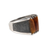 Men's tiger's eye ring, 'Bold Strength' - Men's Tiger's Eye Ring Crafted in India (image 2c) thumbail