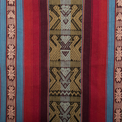 Wandbehang aus Alpaka-Mischung - Handgefertigter Wandbehang aus Alpaka-Mischung