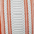 Cotton cushion cover, 'Orange Tradition' - Handloomed Vertical Striped Cotton Cushion Cover in Orange