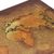 Reverse-painted glass decorative box, 'Cartographer's Treasure' - Golden World Map Reverse-Painted Glass Wood Decorative Box (image 2e) thumbail