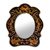 Mirror, 'Birdsong at Night' - Unique Reverse Painted Glass Wall Mirror