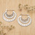 Sterling silver hoop earrings, 'Amazing Curves' - Balinese Sterling Silver Hoop Earrings (image 2) thumbail