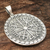 Men's sterling silver pendant, 'Shiva's Helm of Awe' - Men's Sterling Silver Helm of Awe Pendant from India (image 2b) thumbail